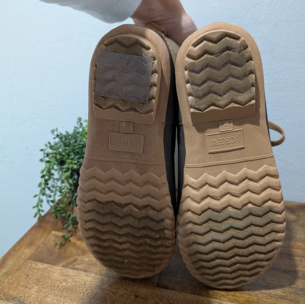 J.crew Heritage duck boots in quilted nylon mens size 9‎